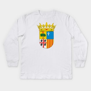 Coat of arms of Aragon Kids Long Sleeve T-Shirt